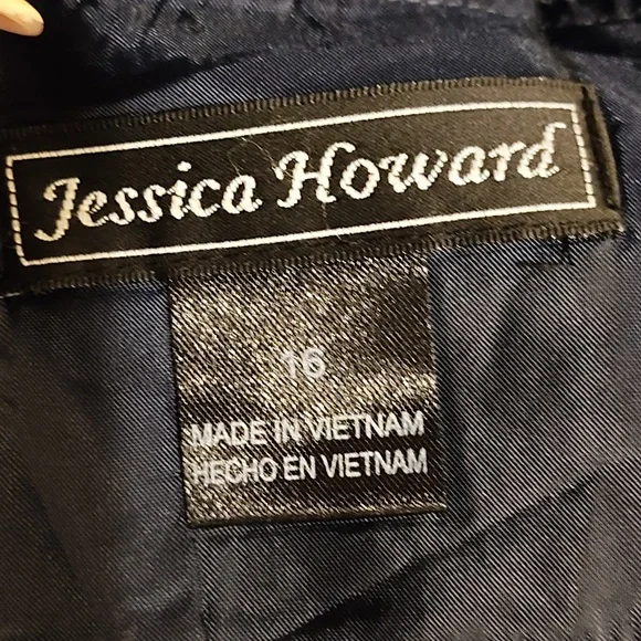 Jessica Howard Cleopatra neck cutout denim dress - Picture 10 of 12